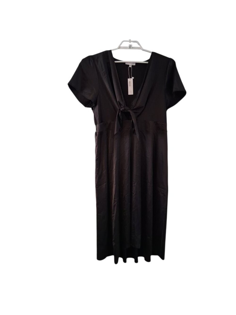 Baltic Born nwt Poppy satin midi dress womens XXL black